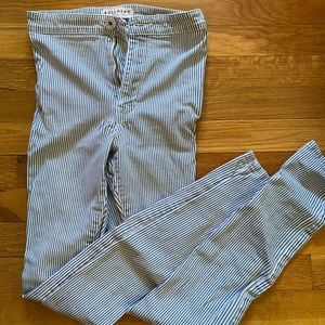 Stripped high rise Pacsun Jeans